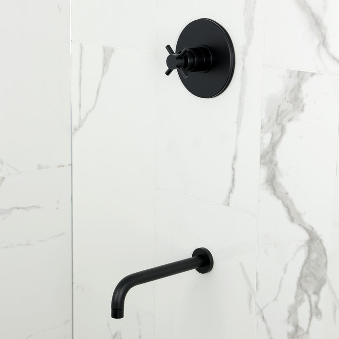 Kingston Sona KB6330DXTO - Concord Single-Handle Pressure Balanced Tub Faucet, Matte Black
