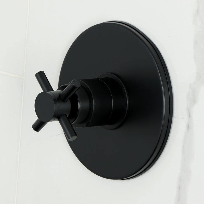 Kingston Sona KB6330DXTO - Concord Single-Handle Pressure Balanced Tub Faucet, Matte Black