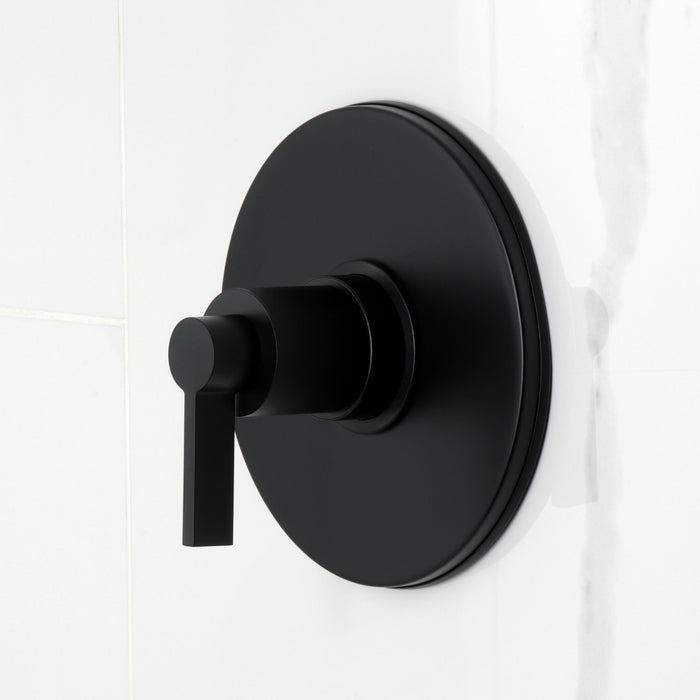 Kingston Sona KB6330NDL - NuvoFusion Single-Handle Pressure Balanced Tub and Shower Faucet, Matte Black