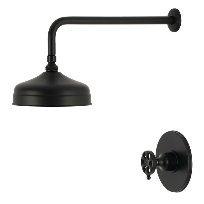 Kingston Belknap KB6330RXSO Single-Handle Pressure Balanced Shower Faucet, Matte Black