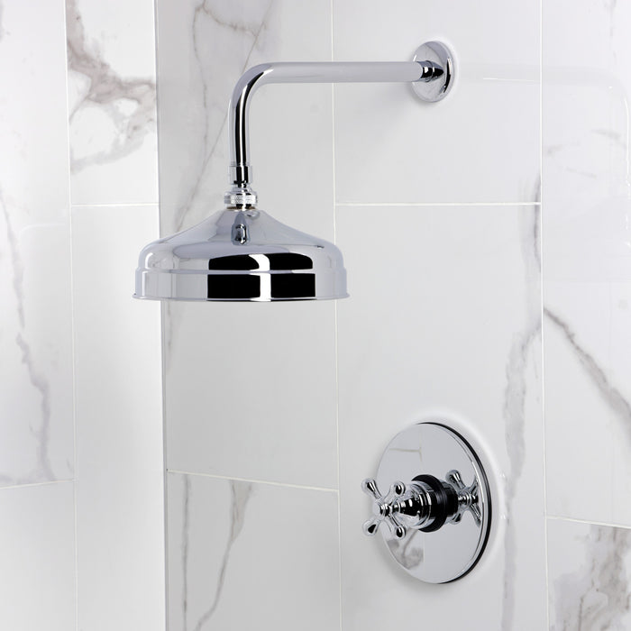 Kingston Heirloom KB6331AXSO - Restoration Single-Handle Pressure Balanced Shower Faucet, Polished Chrome