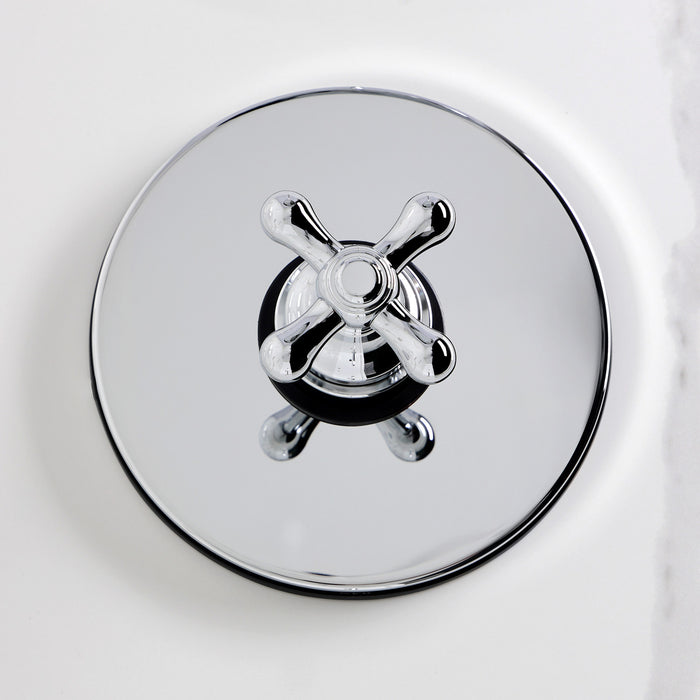 Kingston Tulare KB6331AXTO - Restoration Single-Handle Pressure Balanced Tub Faucet, Polished Chrome