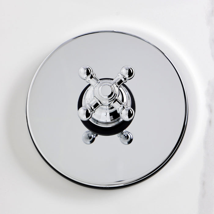 Kingston Tulare KB6331BXTO - Metropolitan Single-Handle Pressure Balanced Tub Faucet, Polished Chrome