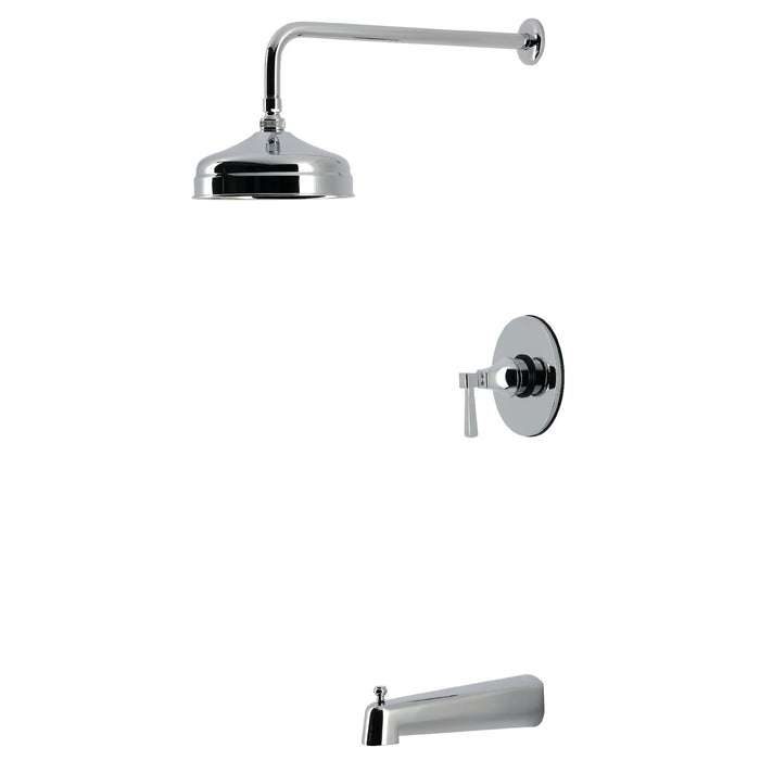 Kingston KB6331DQL Single-Handle Pressure Balanced Tub and Shower Faucet, Polished Chrome