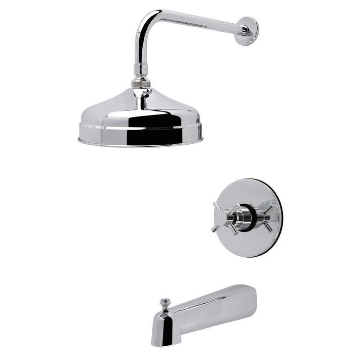 Kingston Sona KB6331DX - Concord Single-Handle Pressure Balanced Tub and Shower Faucet, Polished Chrome