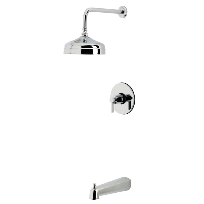 Kingston Sona KB6331NDL - NuvoFusion Single-Handle Pressure Balanced Tub and Shower Faucet, Polished Chrome