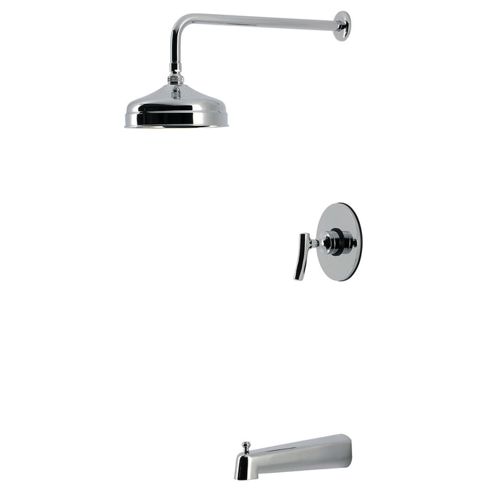Kingston Hallerbos KB6331TKL Single-Handle Pressure Balanced Tub and Shower Faucet, Polished Chrome