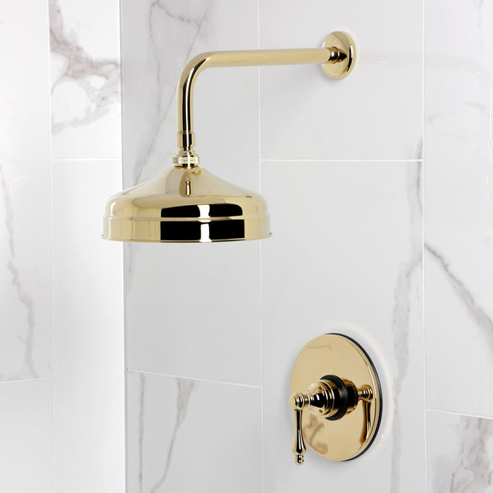 Restoration KB6332ALSO Single-Handle Pressure Balanced Shower Faucet, Polished Brass