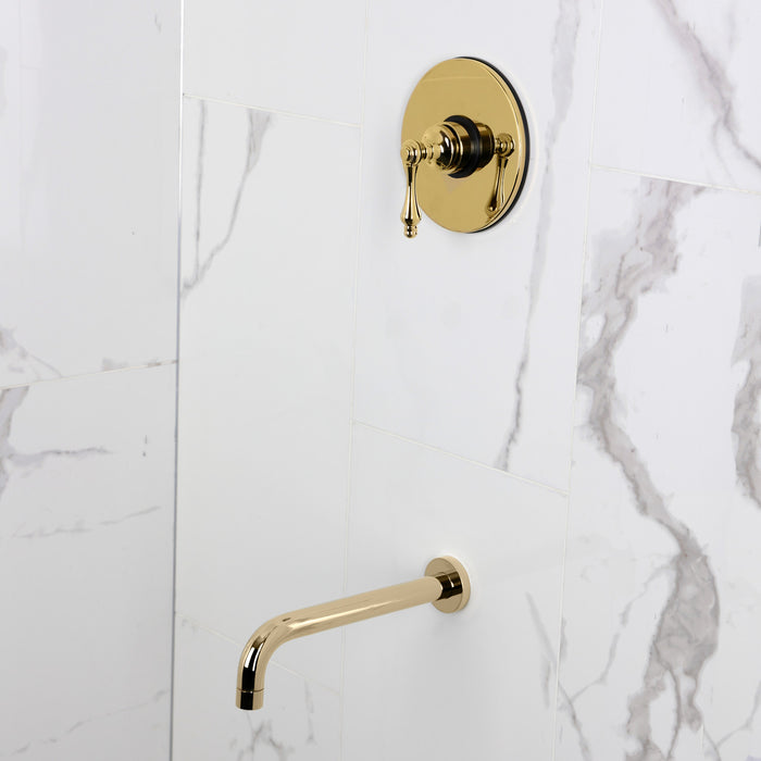 Kingston Tulare KB6332ALTO - Restoration Single-Handle Pressure Balanced Tub Faucet, Polished Brass