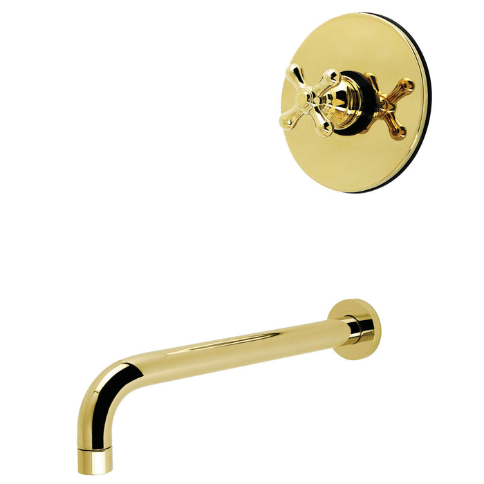 Kingston Tulare KB6332AXTO - Restoration Single-Handle Pressure Balanced Tub Faucet, Polished Brass