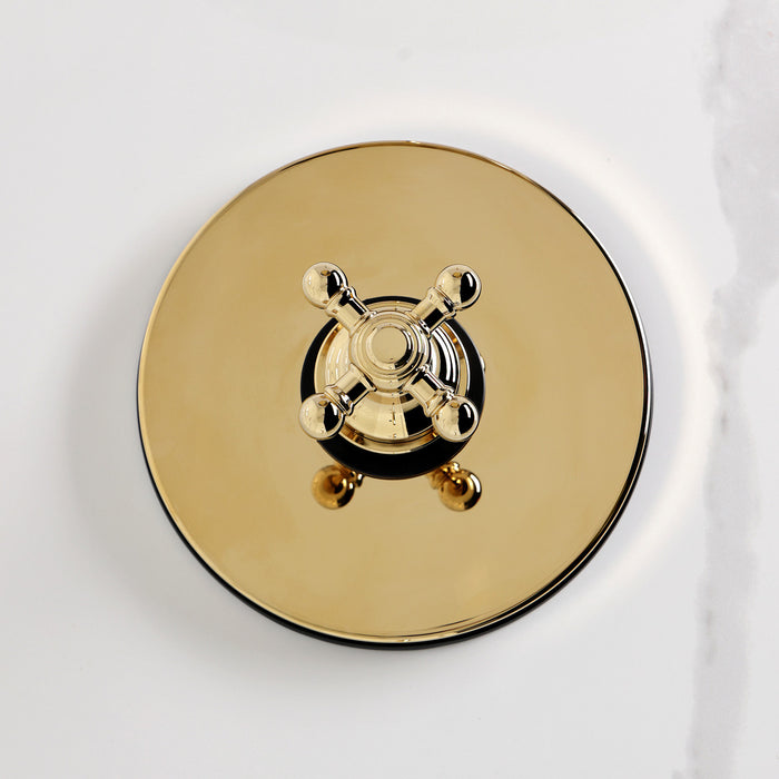 Kingston Heirloom KB6332BXSO - Metropolitan Single-Handle Pressure Balanced Shower Faucet, Polished Brass