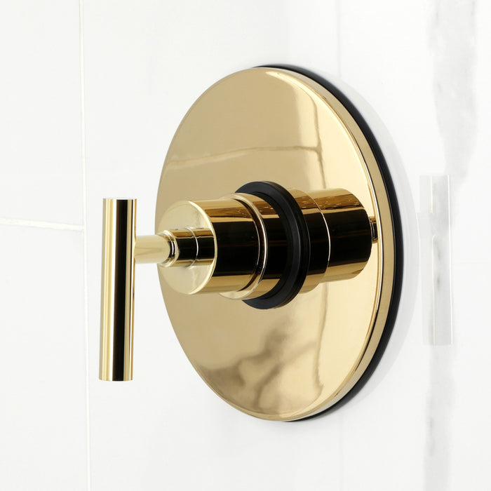 Kingston Sona KB6332CML - Manhattan Single-Handle Pressure Balanced Tub and Shower Faucet, Polished Brass