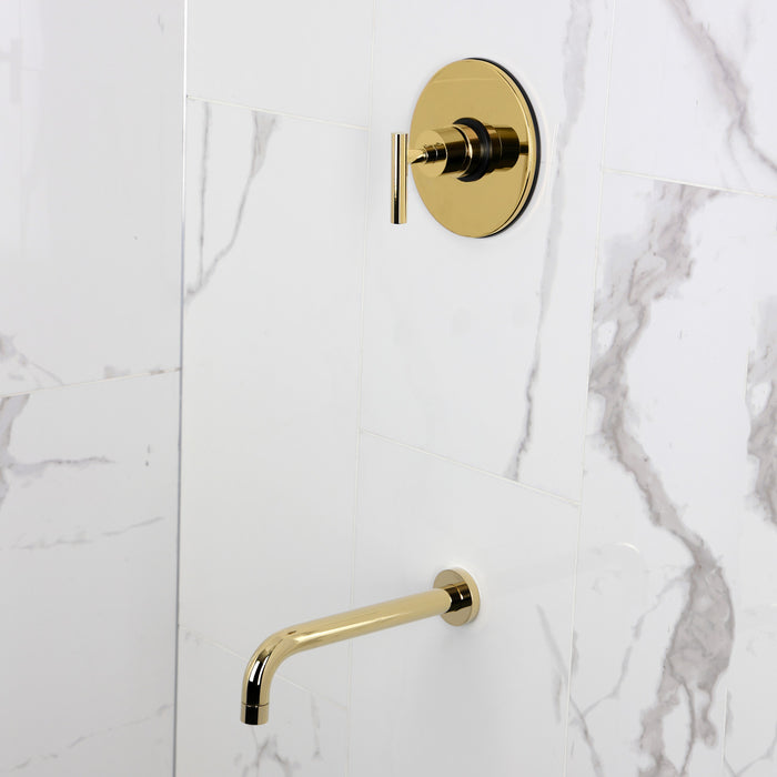 Kingston Sona KB6332CMLTO - Manhattan Single-Handle Pressure Balanced Tub Faucet, Polished Brass