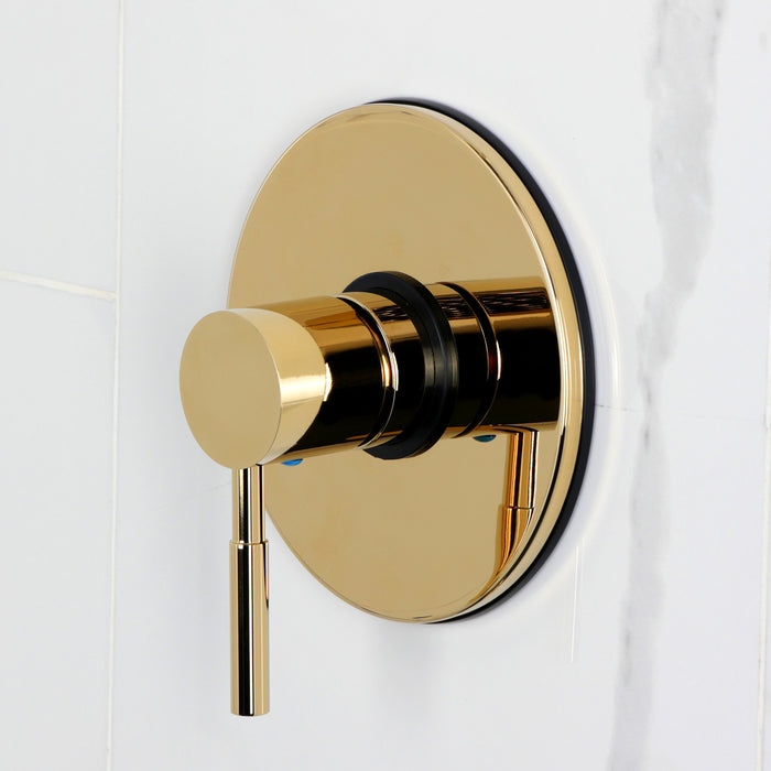 Kingston Sona KB6332DLTO - Concord Single-Handle Pressure Balanced Tub Faucet, Polished Brass