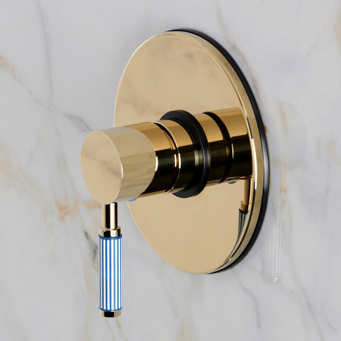 Kingston Verona KB6332KPSTO Single-Handle Pressure Balanced Tub Faucet, Polished Brass