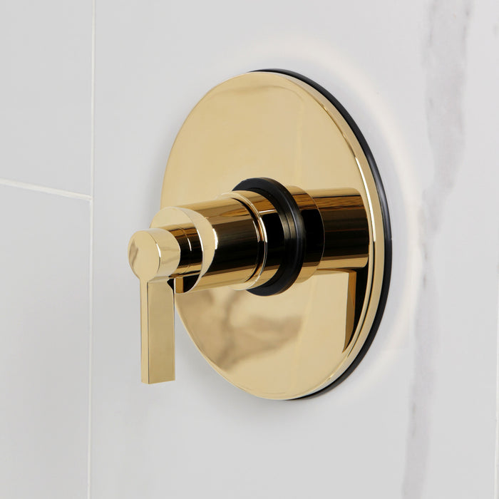 Kingston Sona KB6332NDLSO - NuvoFusion Single-Handle Pressure Balanced Shower Faucet, Polished Brass