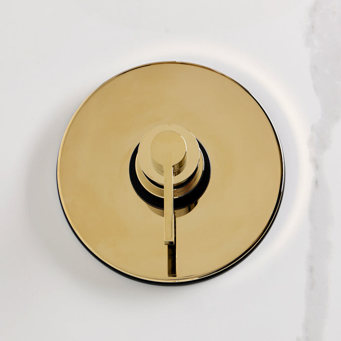 Kingston Sona KB6332NDLSO - NuvoFusion Single-Handle Pressure Balanced Shower Faucet, Polished Brass