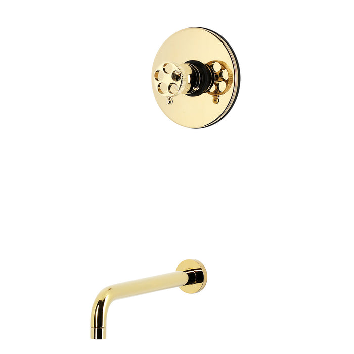 Kingston Webb KB6332RKXTO Single-Handle Pressure Balanced Tub Faucet, Polished Brass