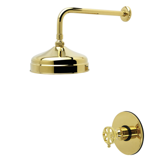 Kingston Belknap KB6332RXSO Single-Handle Pressure Balanced Shower Faucet, Polished Brass