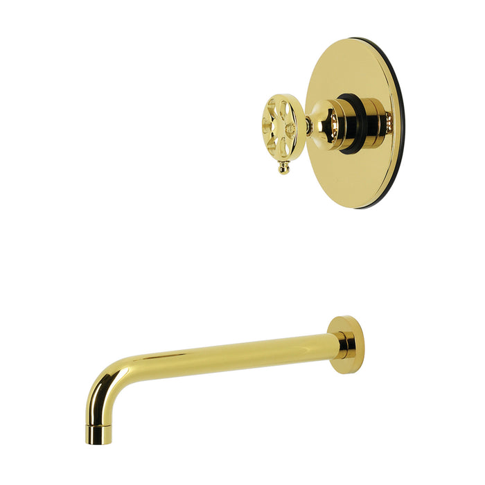 Kingston Belknap KB6332RXTO Single-Handle Pressure Balanced Tub Faucet, Polished Brass