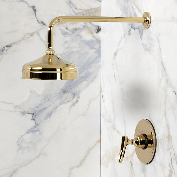 Kingston Hallerbos KB6332TKLSO Single-Handle Pressure Balanced Shower Faucet, Polished Brass