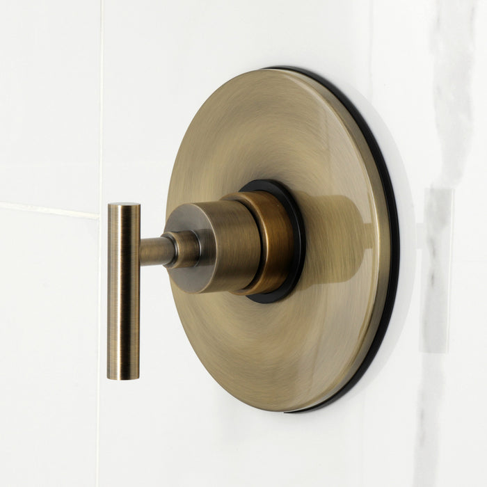 Kingston Sona KB6333CML - Manhattan Single-Handle Pressure Balanced Tub and Shower Faucet, Antique Brass