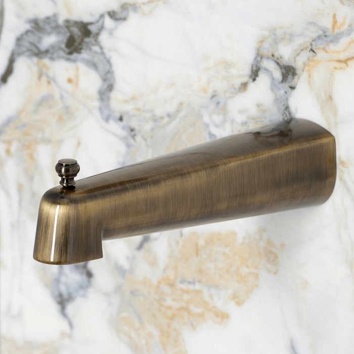 Kingston Verona KB6333KPS Single-Handle Pressure Balanced Tub and Shower Faucet, Antique Brass