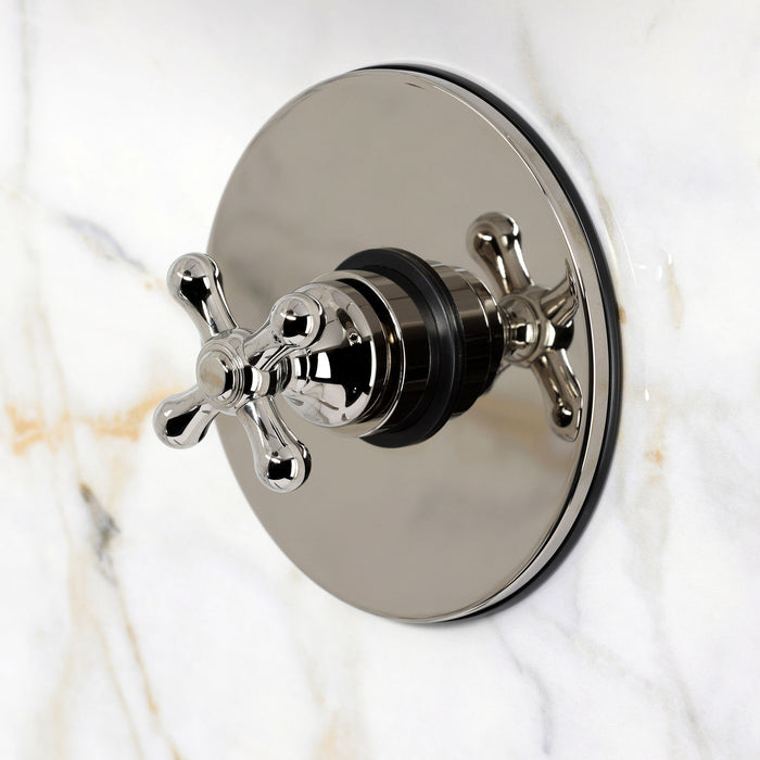 Kingston Restoration KB6336AXSO Single-Handle Pressure Balanced Shower Faucet, Polished Nickel
