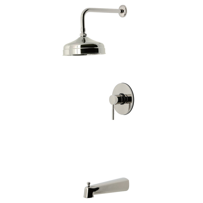 Kingston Sona KB6336DL - Concord Single-Handle Pressure Balanced Tub and Shower Faucet, Polished Nickel