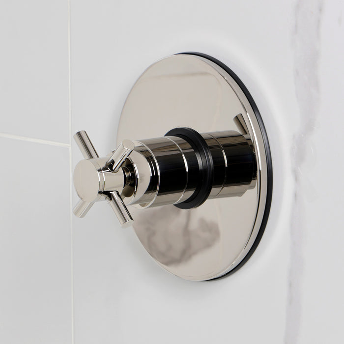 Kingston Sona KB6336DX - Concord Single-Handle Pressure Balanced Tub and Shower Faucet, Polished Nickel
