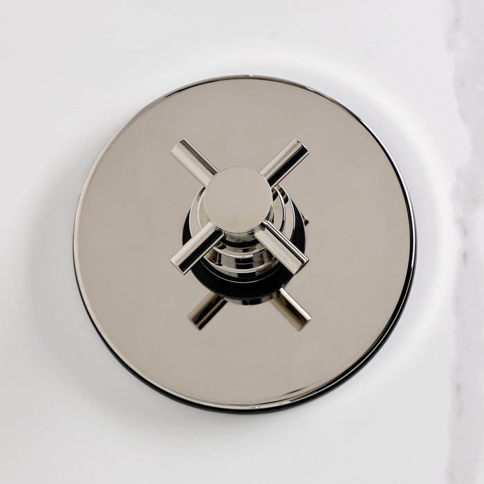 Kingston Sona KB6336DX - Concord Single-Handle Pressure Balanced Tub and Shower Faucet, Polished Nickel