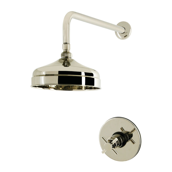 Kingston Concord KB6336DXSO Single-Handle Pressure Balanced Shower Faucet, Polished Nickel