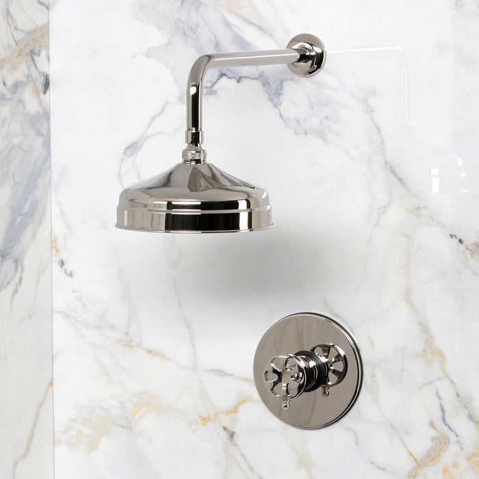Kingston Belknap KB6336RXSO Single-Handle Pressure Balanced Shower Faucet, Polished Nickel