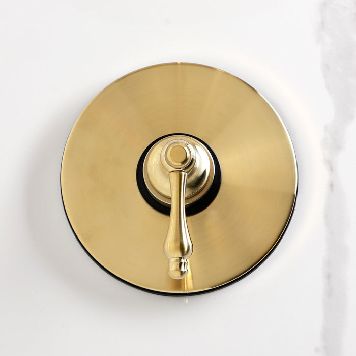 Kingston Heirloom KB6337ALSO - Restoration Single-Handle Pressure Balanced Shower Faucet, Brushed Brass