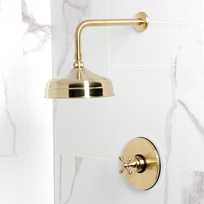 Kingston Heirloom KB6337BXSO - Metropolitan Single-Handle Pressure Balanced Shower Faucet, Brushed Brass