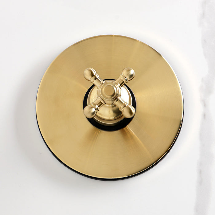 Kingston Heirloom KB6337BXSO - Metropolitan Single-Handle Pressure Balanced Shower Faucet, Brushed Brass
