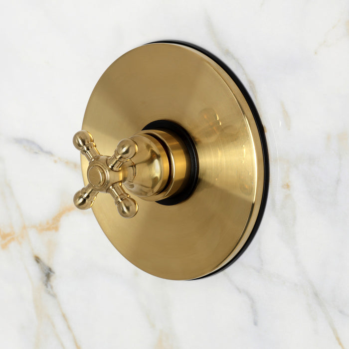Kingston Heirloom KB6337BXSO - Metropolitan Single-Handle Pressure Balanced Shower Faucet, Brushed Brass