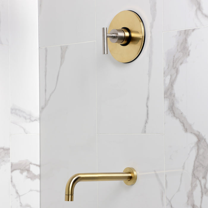 Kingston Sona KB6337CMLTO - Manhattan Single-Handle Pressure Balanced Tub Faucet, Brushed Brass