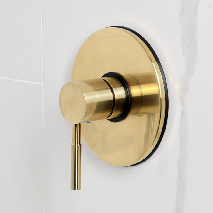 Kingston Sona KB6337DLSO - Concord Single-Handle Pressure Balanced Shower Faucet, Brushed Brass