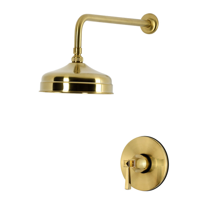 Kingston KB6337DQLSO Single-Handle Pressure Balanced Shower Faucet, Brushed Brass