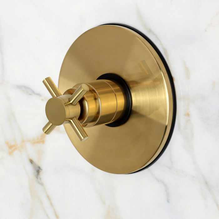 Kingston Sona KB6337DXSO - Concord Single-Handle Pressure Balanced Shower Faucet, Brushed Brass