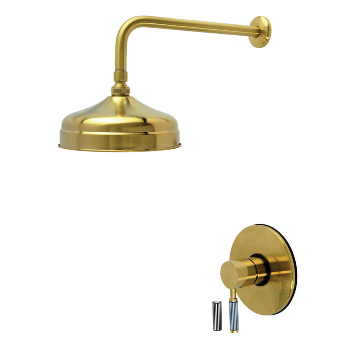 Kingston Verona KB6337KPSSO Single-Handle Pressure Balanced Shower Faucet, Brushed Brass