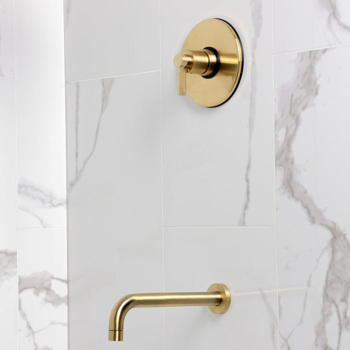 Kingston Sona KB6337NDLTO - NuvoFusion Single-Handle Pressure Balanced Tub Faucet, Brushed Brass