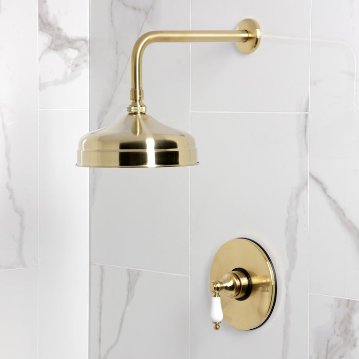 Kingston Heirloom KB6337PLSO - Victorian Single-Handle Pressure Balanced Shower Faucet, Brushed Brass