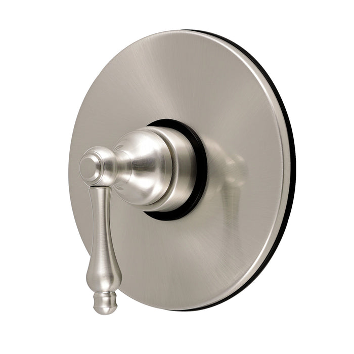 Kingston Revival KB6338ALE Single-Handle Pressure Balanced Tub and Shower Faucet Valve and Trim Kit, Brushed Nickel (Valve Included)