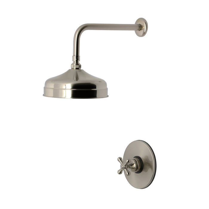 Kingston Heirloom KB6338AXSO - Restoration Single-Handle Pressure Balanced Shower Faucet, Brushed Nickel