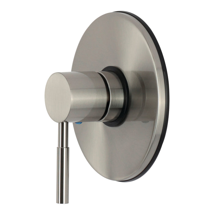 Kingston Concord KB6338DLET Single-Hanele Pressure Balanced Shower Valve Trim Only - Valve Not Included, Brushed Nickel (Valve Not Included)