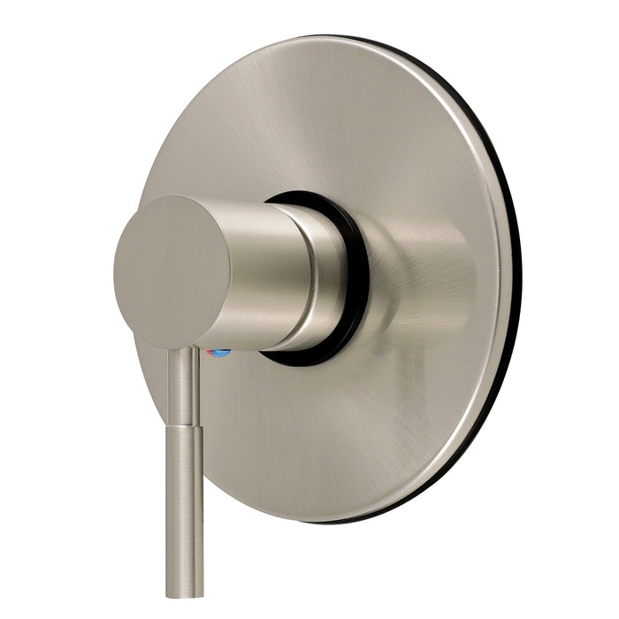 Kingston Concord KB6338DLE Single-Handle Pressure Balanced Tub and Shower Faucet Valve and Trim Kit, Brushed Nickel (Valve Included)