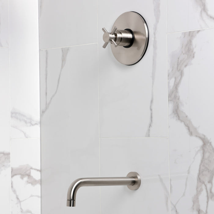 Kingston Sona KB6338DXTO - Concord Single-Handle Pressure Balanced Tub Faucet, Brushed Nickel