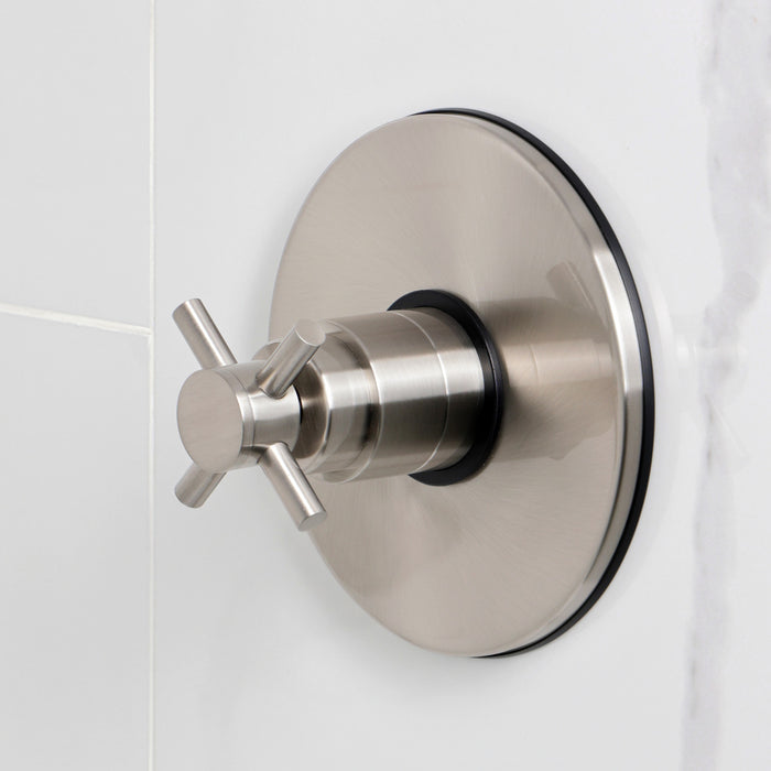 Kingston Sona KB6338DXTO - Concord Single-Handle Pressure Balanced Tub Faucet, Brushed Nickel